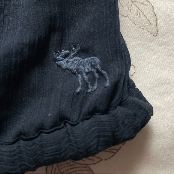 Abercrombie Y2K Navy Button Down Ruffle Cami Tie Waist Small Bratz Mallcore VTG - Picture 8 of 8